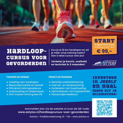 Hardloopcursus voor gevorderden